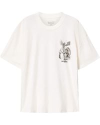 AllSaints - Angel-Print Seraph T-Shirt - Lyst