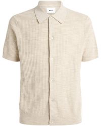 NN07 - Organic Cotton Knit Polo Shirt - Lyst