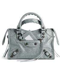 Balenciaga - Mini Lambskin Le City Top-Handle Bag - Lyst