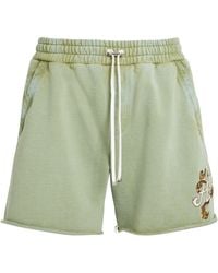 Amiri - Cotton Drawstring Logo Shorts - Lyst