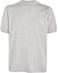 FIORONI CASHMERE - Cotton T-shirt - Lyst