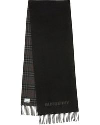 Burberry - Cashmere Reversible Vintage Check Scarf - Lyst