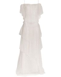 Sandra Mansour - Tiered Free Gown - Lyst