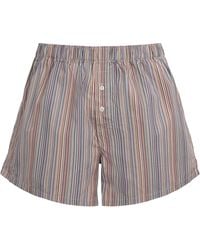 Paul Smith - Cotton Signature Stripe Boxer Shorts - Lyst