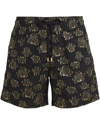 Vilebrequin - Turtle Embroidered Moopea Swim Shorts - Lyst