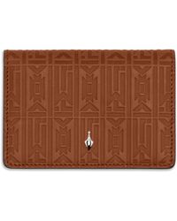 Jacques Marie Mage - Leather Monogram Bifold Wallet - Lyst