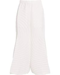 Issey Miyake - Paper Bag Pleats Trousers - Lyst