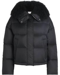 Yves Salomon - Waterproof Fur-Trim Down Jacket - Lyst
