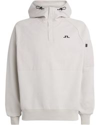 J.Lindeberg - Cotton-Blend Mijo Hybrid Hoodie - Lyst