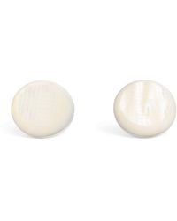 Tateossian - Bronze-Plated Woven Mother Of Pearl Cufflinks - Lyst