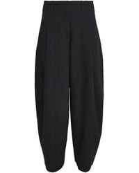 ME+EM - Pleated Barrel Trousers - Lyst