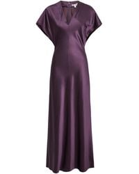 Veronica Beard - Silk-Satin Redgrave Maxi Dress - Lyst