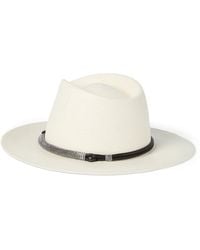 Brunello Cucinelli - Straw Monili-Rope Trilby Hat - Lyst