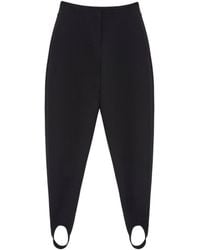 Loewe - Wool-Blend Stirrup Trousers - Lyst