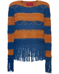 La DoubleJ - Cotton-blend Striped Playa Sweater - Lyst