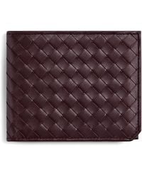 Bottega Veneta - Leather Intrecciato Piccolo Bifold Wallet - Lyst