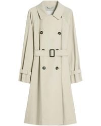 Max Mara - Cotton-Blend Trench Coat - Lyst