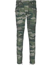 Balmain - Camouflage Slim Jeans - Lyst