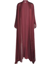 Abadia - Chiffon Bisht Cloak - Lyst