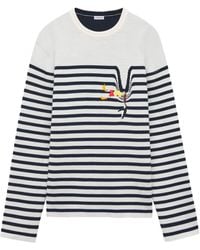 Loewe - Wool-blend Striped Sweater - Lyst