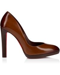 Christian Louboutin - Fannylove Alta Leather Pumps 120 - Lyst