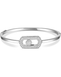 Messika - So Move And Diamond Pavé Bangle - Lyst