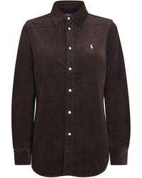 Polo Ralph Lauren - Stretch-Cotton Corduroy Slim Shirt - Lyst