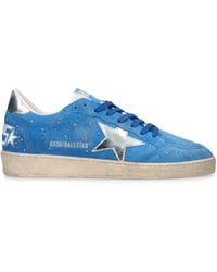 Golden Goose - Suede Studded Ball Star Sneakers - Lyst