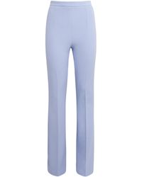 Safiyaa - Crepe Alexa Flared Trousers - Lyst