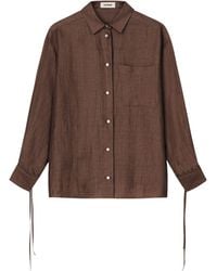 Aeron - Linen-blend Soir Shirt - Lyst
