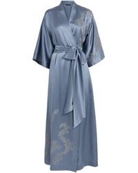 Carine Gilson - Silk Long Cérès Robe - Lyst