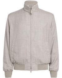 Ralph Lauren - Cashmere-Silk Felton Bomber Jacket - Lyst
