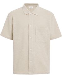 Officine Generale - Crochet Button-Up Shirt - Lyst