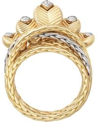 Cartier - And Diamond Grain De Café Ring - Lyst