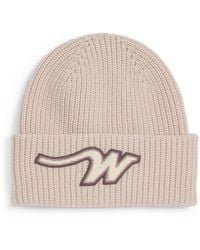 Weekend by Maxmara - Virgin Wool Monogram Beanie - Lyst