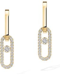 Messika - Move Link And Diamond Drop Earrings - Lyst