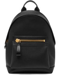 Tom Ford - Grained Leather Buckley Backpack - Lyst