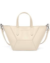 Brunello Cucinelli - Mini Calfskin Bc Duo Tote Bag - Lyst