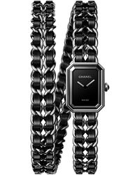 CHANEL - Coated Steel Première Iconic Chain Double Row Watch - Lyst