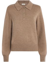 Almada Label - Wool-Cashmere Polo Sweater - Lyst