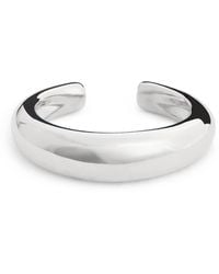 Tom Wood - Rhodium-Plated Sterling Slim Ear Cuff - Lyst