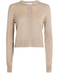 Anine Bing - Wool-Cashmere Moni Cropped Cardigan - Lyst