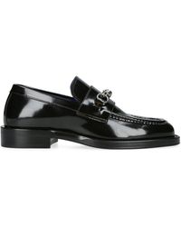Burberry - Leather Barbed Loafers - Lyst