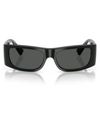 Versace - Ve4482 Blk Shn Gry - Lyst