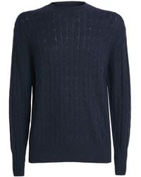 N.Peal Cashmere - Organic Cashmere Cable-Knit Thames Sweater - Lyst