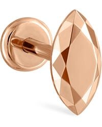 Maria Tash - Faceted Marquise Threaded Stud Single Earring - Lyst