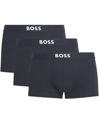 BOSS - Organic Cotton Stretch Boxers - Lyst