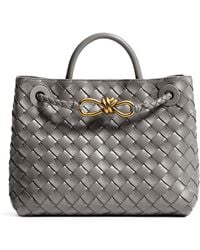Bottega Veneta - Nappa Leather Andiamo Shoulder Bag - Lyst
