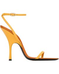 Saint Laurent - Leather Katoucha Sandals 110 - Lyst