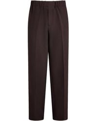 Sandro - Jersey Wide-Leg Trousers - Lyst